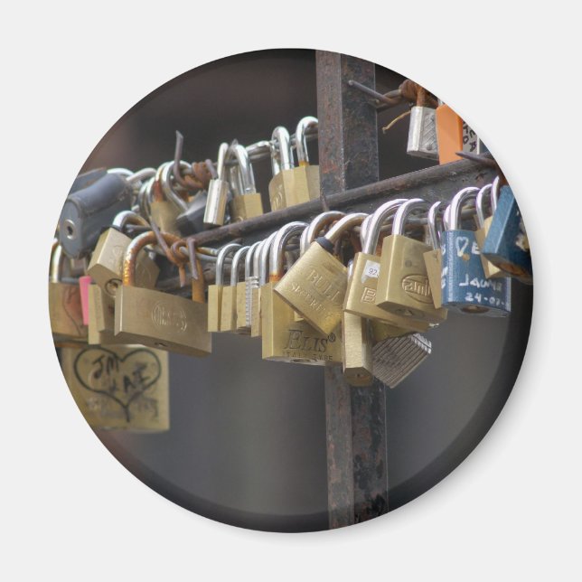 Kärlek Padlocks, Prag Magnet (Framsidan)