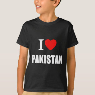 Kärlek Pakistan Fotll Cricket T Shirt