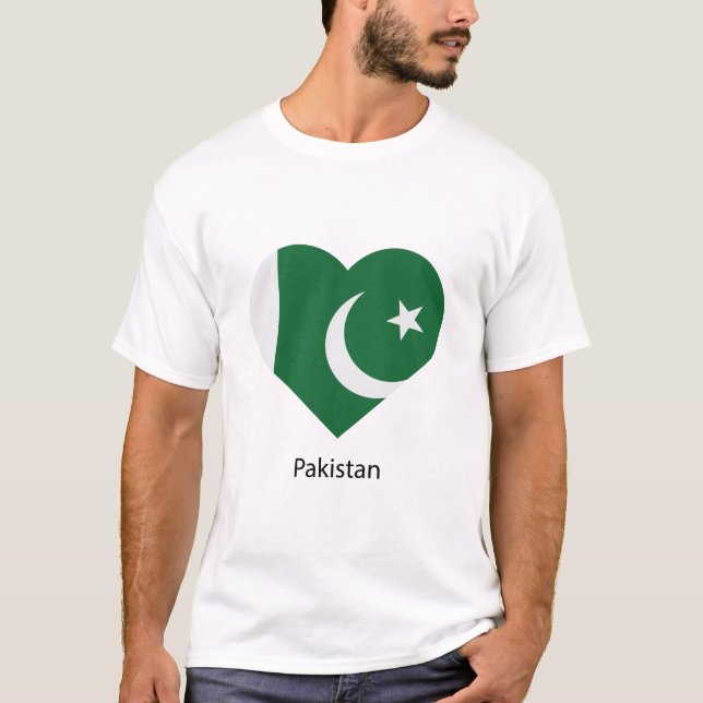 Kärlek Pakistan T Shirt (Framsida)