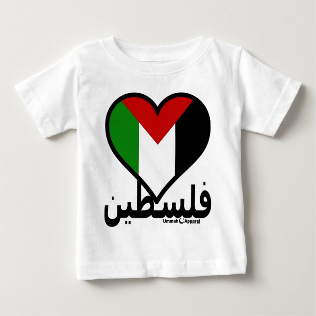 Kärlek Palestina T Shirt (Framsida)
