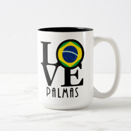 KÄRLEK Palmas 15 oz Två-Tonad Mugg