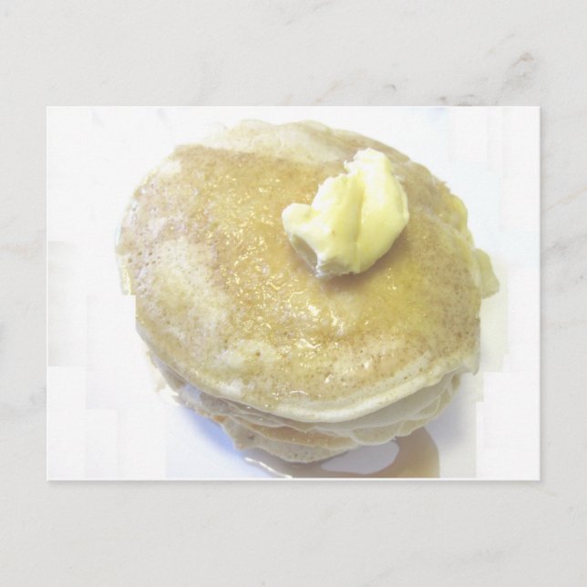 Kärlek Pancakes Vykort (Framsida)