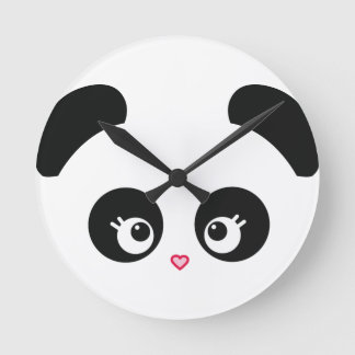 Kärlek Panda® Clock Rund Klocka
