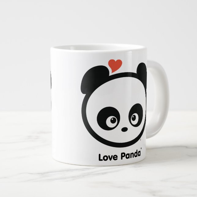 Kärlek Panda® Jumbo Mugg (Framsida höger)