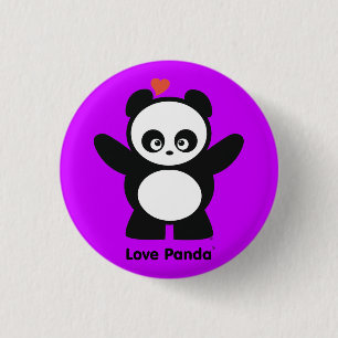 Kärlek Panda®-knapp Knapp