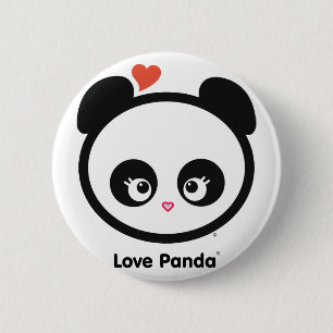 Kärlek Panda® knäppas Knapp