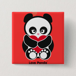 Kärlek Panda® knäppas Knapp