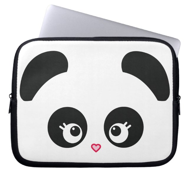 Kärlek Panda® Laptop sleeve (Framsidan)