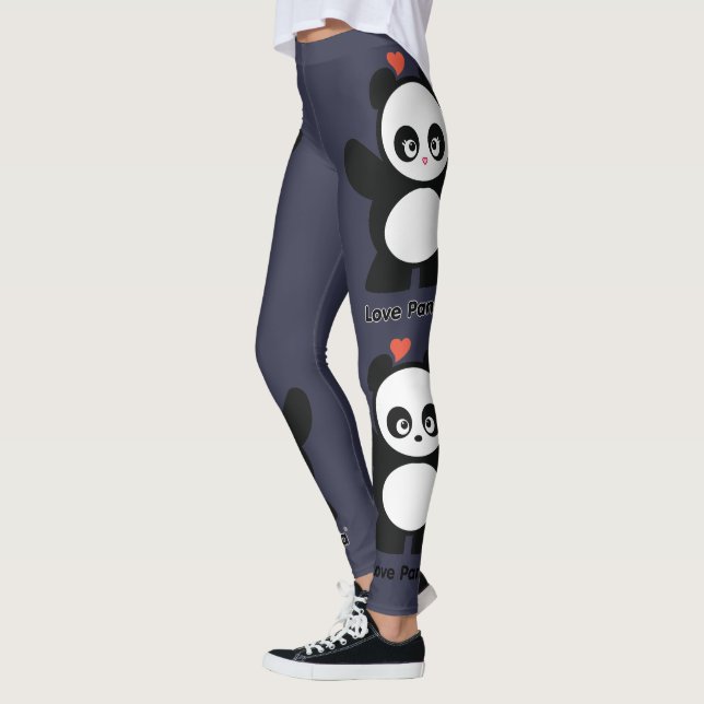 Kärlek Panda® Leggings (Vänster)