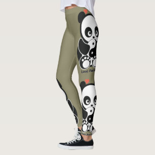 Kärlek Panda® Leggings