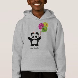 Kärlek Panda® lurar Hoody Tee Shirt