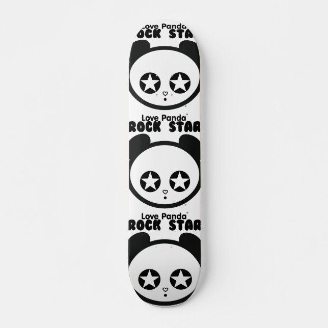 Kärlek Panda® Mini Skateboard Bräda 18,7 Cm (Framsida)