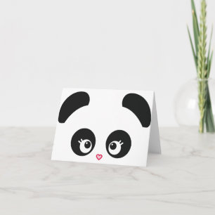 Kärlek Panda® noterar kortet Kort