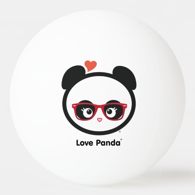 Kärlek Panda® Pingisboll (Framsidan)