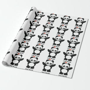 Kärlek Panda® Presentpapper