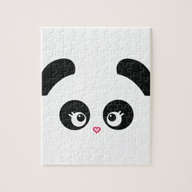 Kärlek Panda® Puzzle Pussel (Vertikal)
