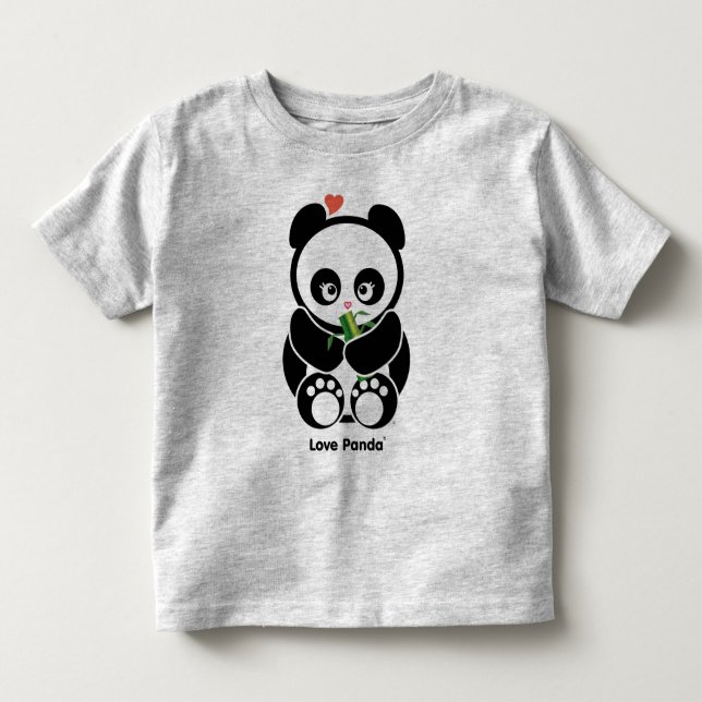 Kärlek Panda® Småbarn-utrustning Tröja (Framsida)