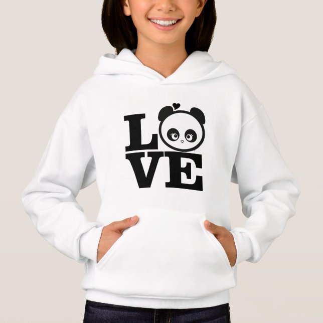 Kärlek Panda® Tee Shirt (Framsida)