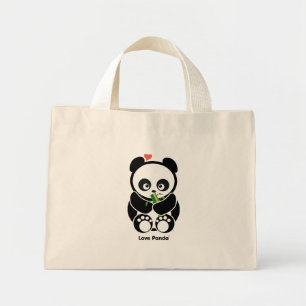 Kärlek Panda® Tiny Toit Bag Mini Tygkasse