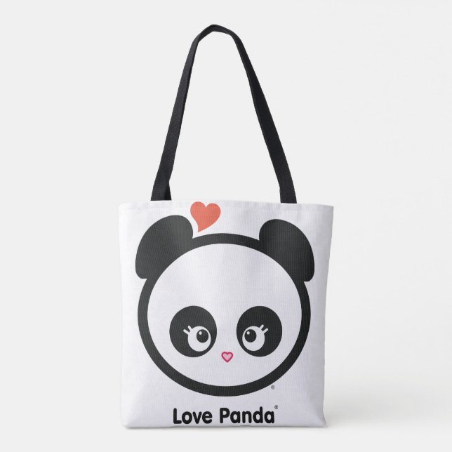 Kärlek Panda® Tygkasse (Baksida)