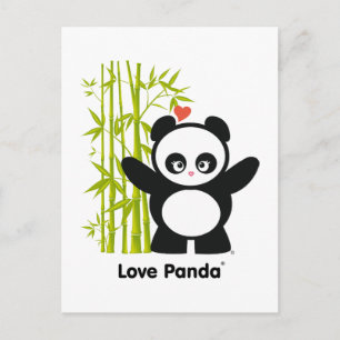 Kärlek Panda® Vykort