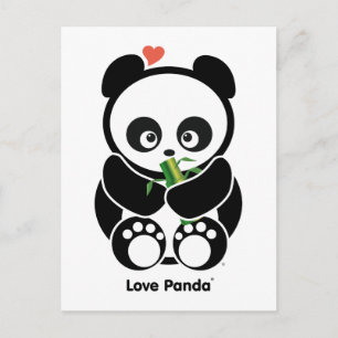 Kärlek Panda® Vykort