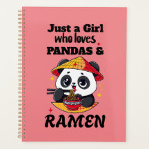 Kärlek Pandas och Ramen