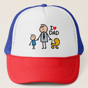 Kärlek pappa print keps