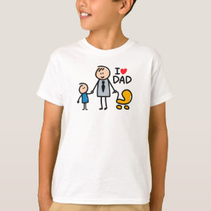 Kärlek pappa print t shirt