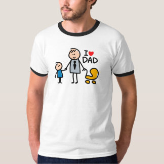 Kärlek pappa print t shirt