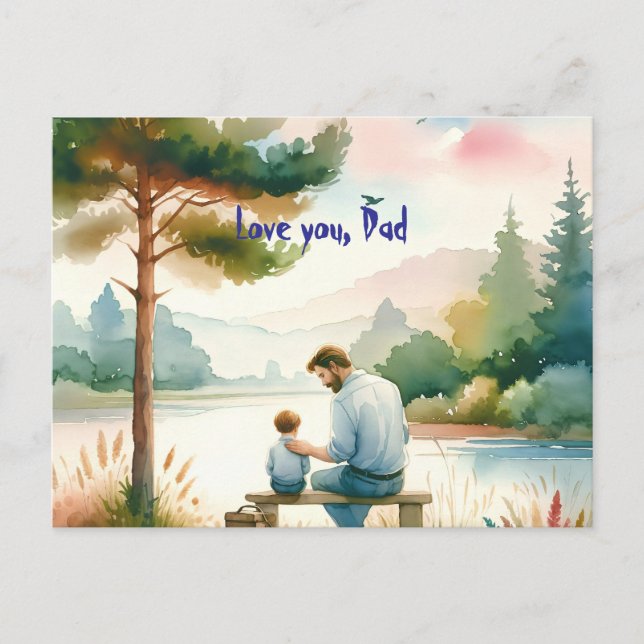 Kärlek, Pappa Vykort (Framsida)