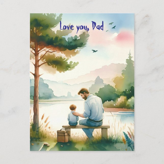 Kärlek, Pappa Vykort (Framsida)