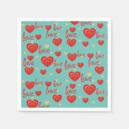 kärlek pappersservett