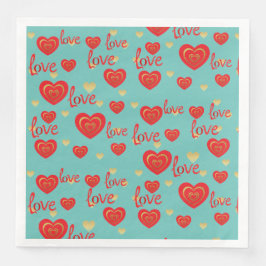 kärlek pappersservett