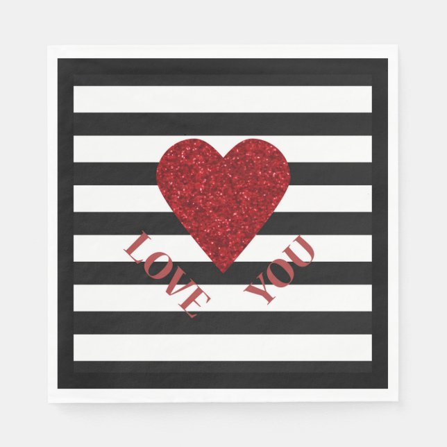 Kärlek Pappersservett (Framsidan)