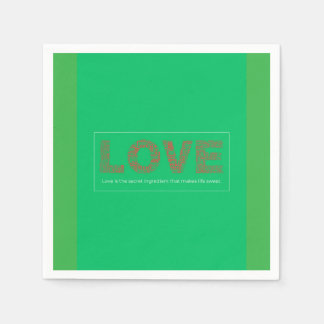 Kärlek Pappersservett