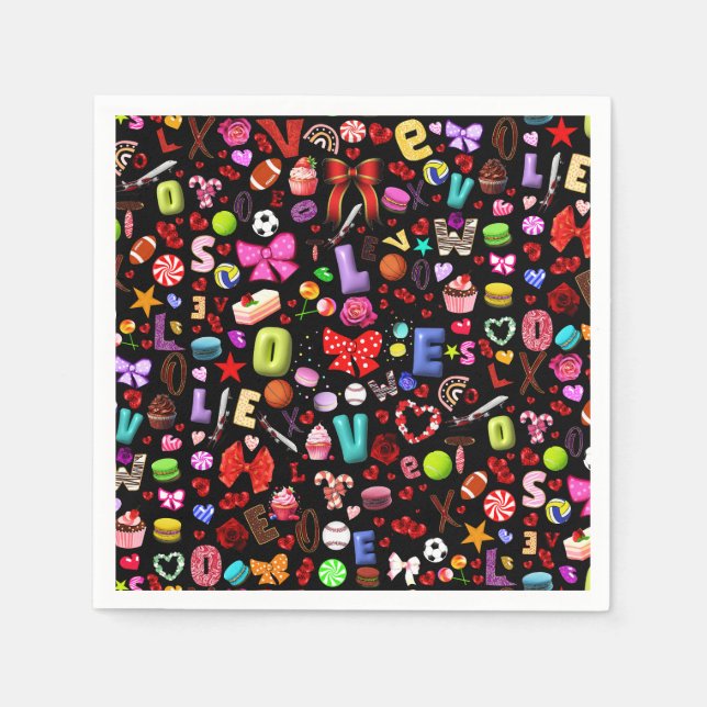 Kärlek Pappersservett (Framsidan)