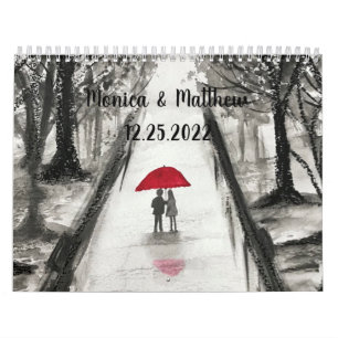 Kärlek par Bröllop-årsdag för Europavalet Namn Kalender