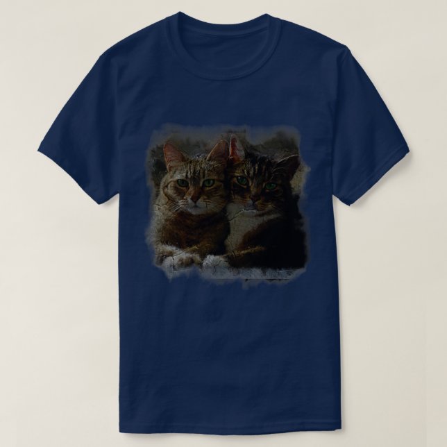 Kärlek par katter t shirt (Design framsida)