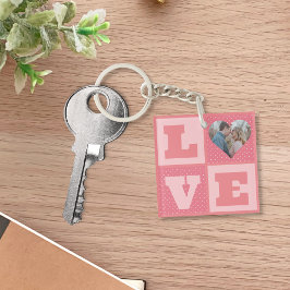 Kärlek par Photo Rosa Hearts Mönster Valentineser