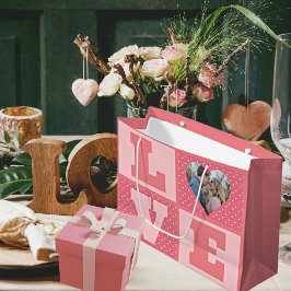 Kärlek par Photo Rosa Hearts Mönster Valentineser