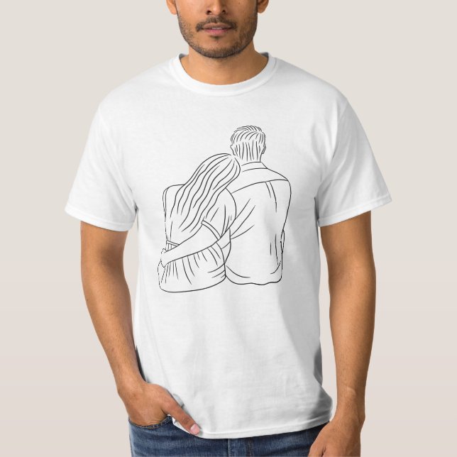 Kärlek, par t shirt (Framsida)