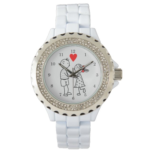Kärlek par Watch Gift Armbandsur (Framsida)