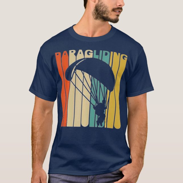 Kärlek Paragliding Heartslag Älskare Gift för mana T Shirt (Framsida)