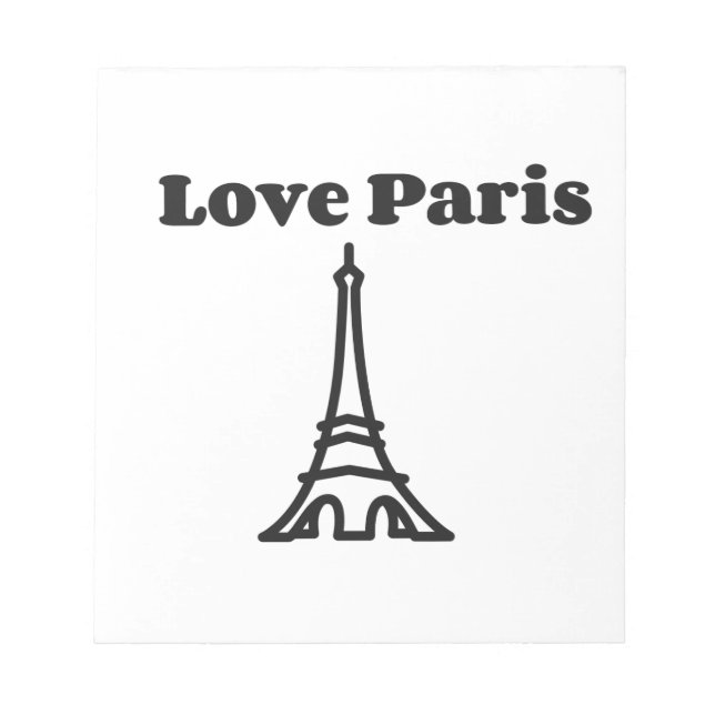 Kärlek Paris Anteckningsblock (Framsida)