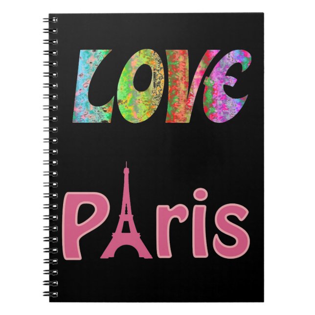 Kärlek Paris anteckningsbok (Framsidan)