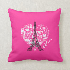 Kärlek Paris | Eiffel Torn Kudde