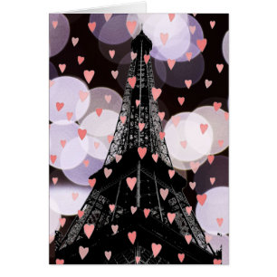 Kärlek Paris Hälsningskort