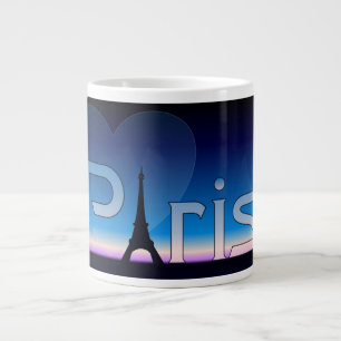 Kärlek Paris Jumbo Mugg