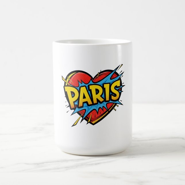 Kärlek Paris Kaffemugg (Center)